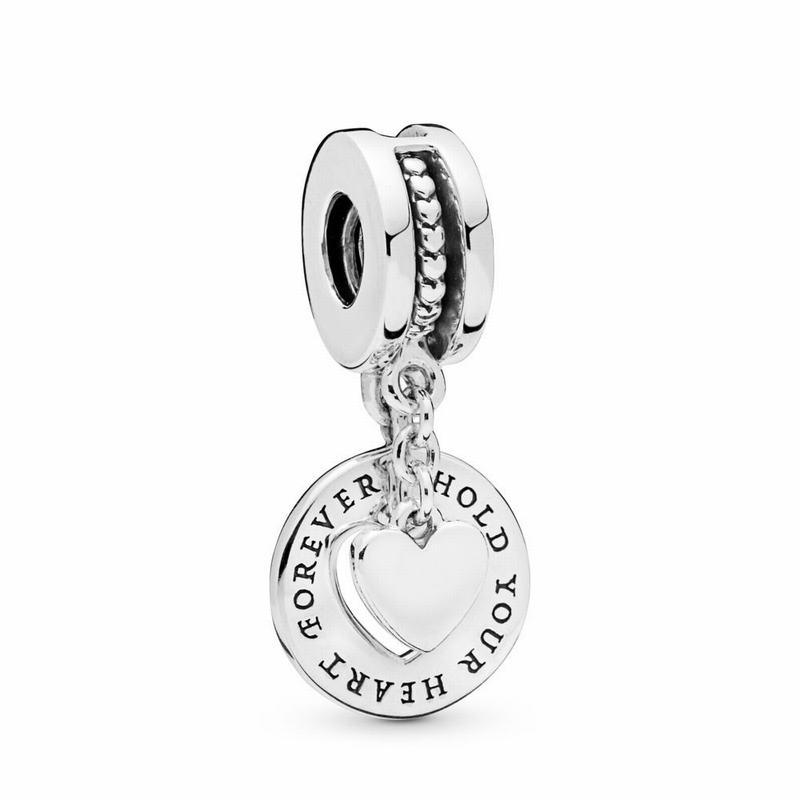 Pandora Hold Your Heart Split Dangle Charm Clearance NZ, Sterling Silver (926507-ORD)